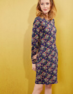 Printed straight dress femme La Fiancée