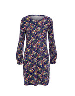 Printed straight dress femme La Fiancée