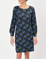 Printed straight dress femme La Fiancée