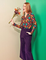 Tailored collar blouse top femme Princesse Nomade