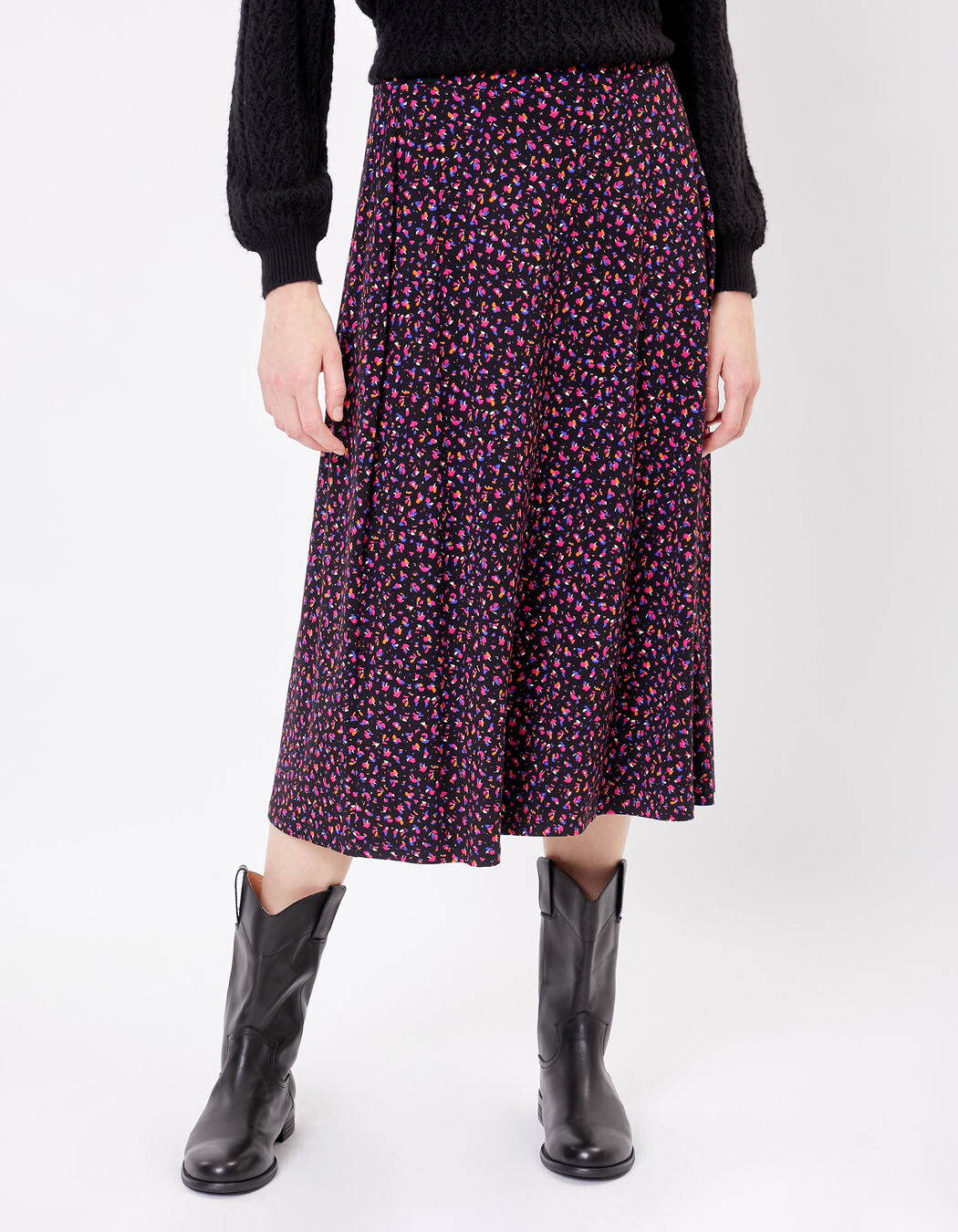 Ecovero jersey midi skirt femme Princesse Nomade