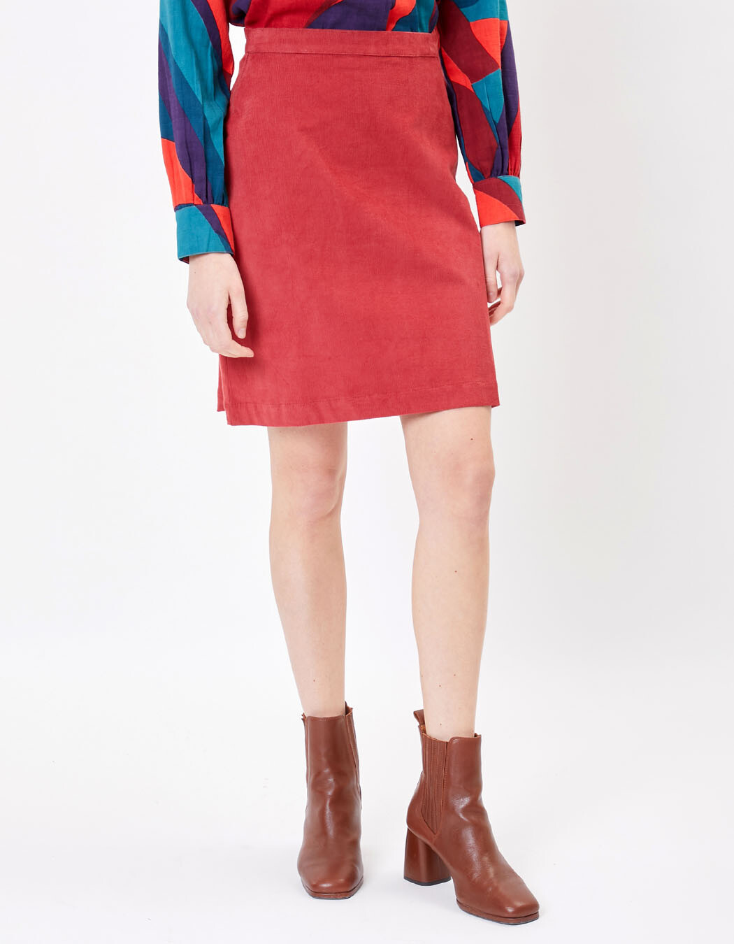 Short corduroy skirt femme Princesse Nomade