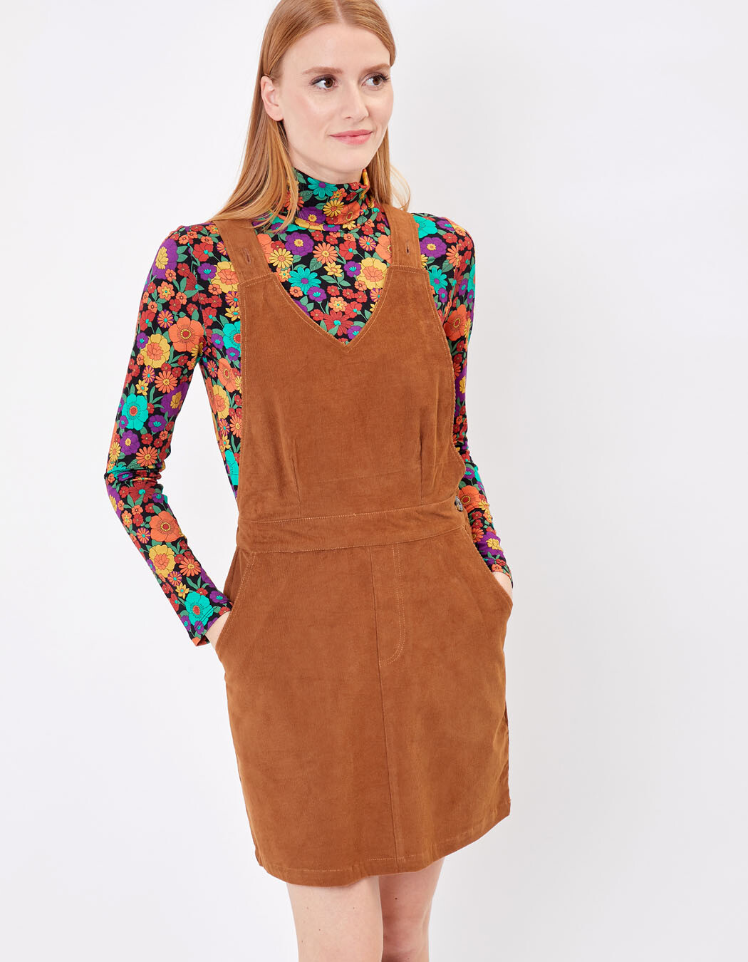 Short velvet overalls dress femme Princesse Nomade
