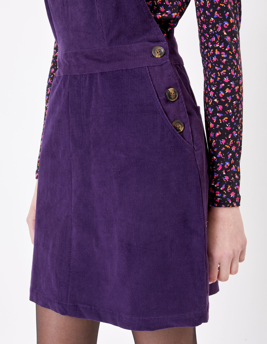 Short velvet overalls dress femme Princesse Nomade