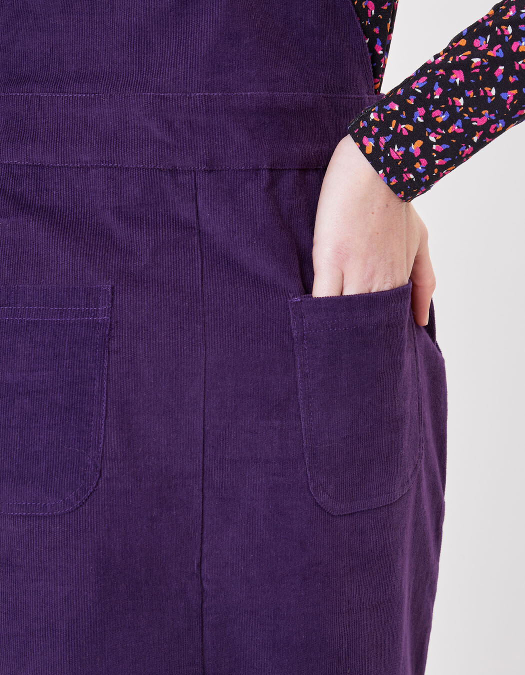 Short velvet overalls dress femme Princesse Nomade