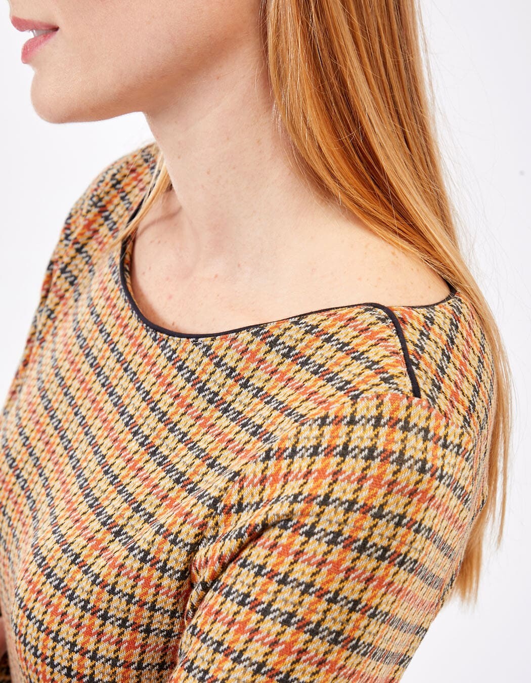 Long-sleeved jacquard knit dress femme Princesse Nomade