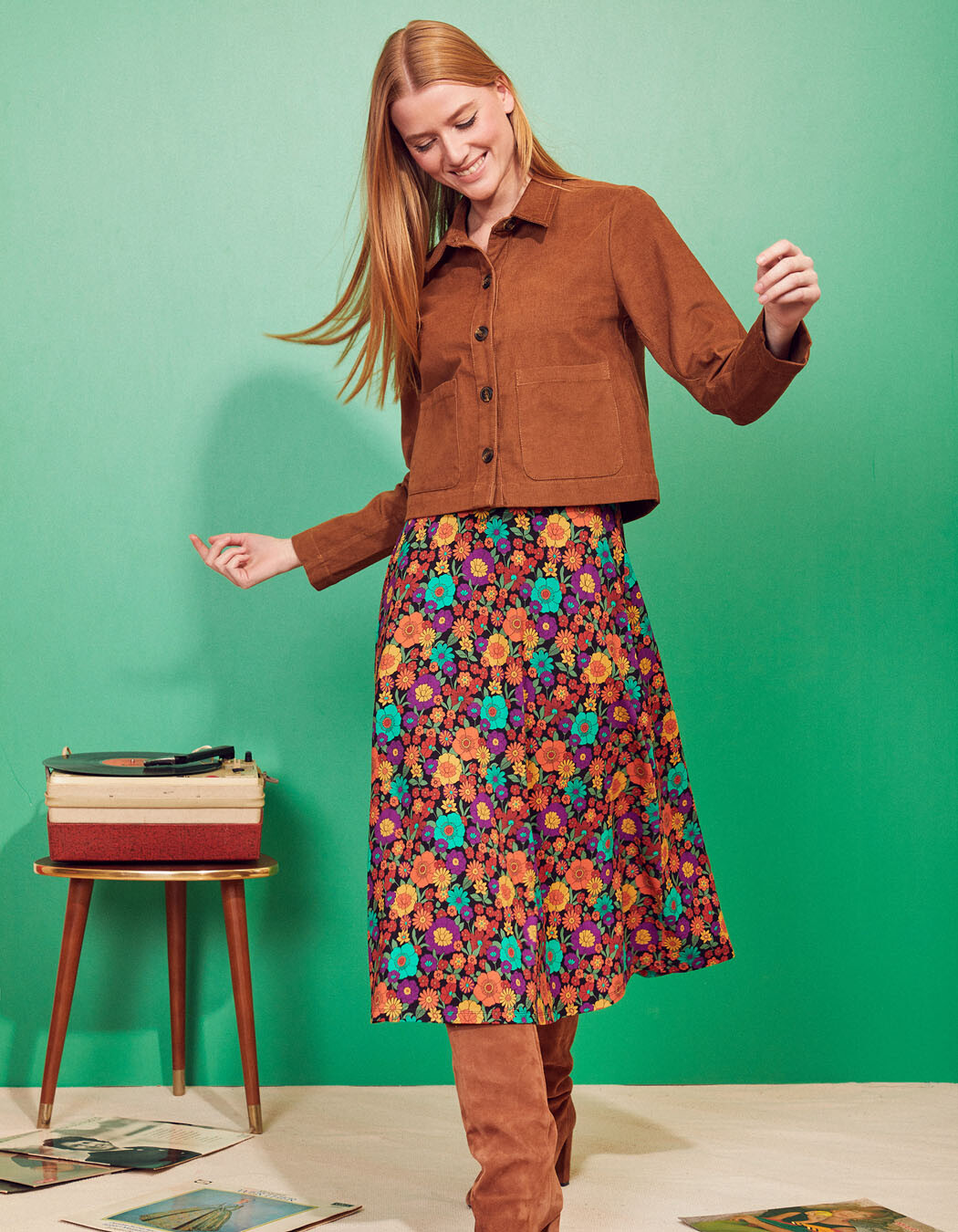 Short corduroy jacket femme Princesse Nomade