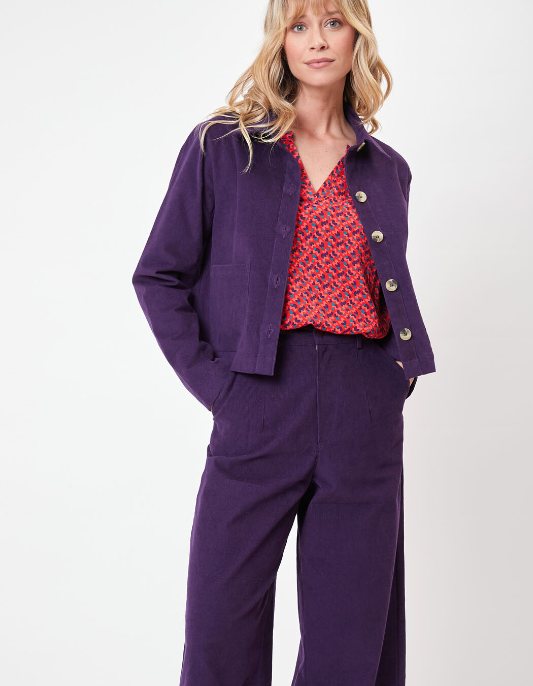 Short corduroy jacket femme Princesse Nomade