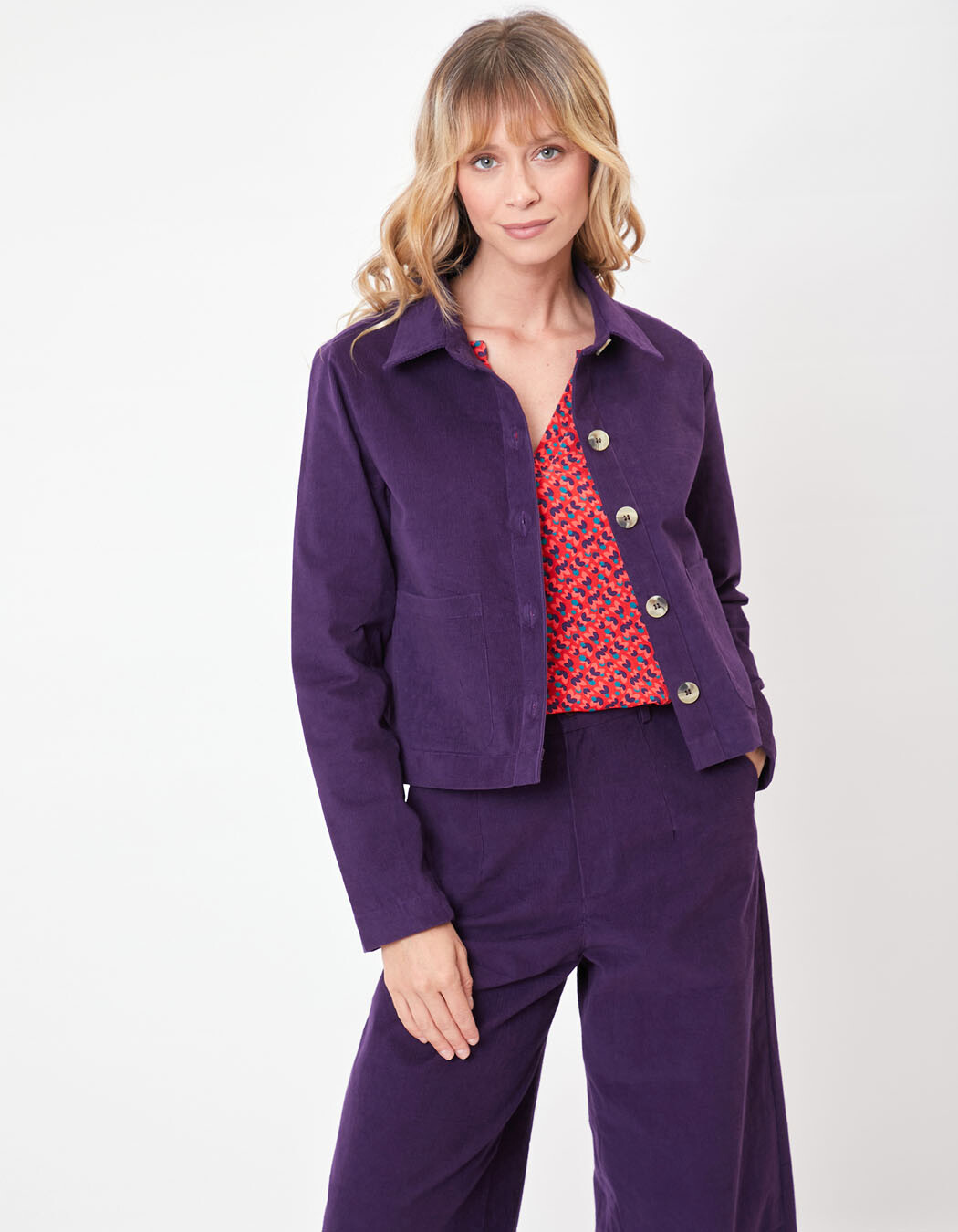 Short corduroy jacket femme Princesse Nomade