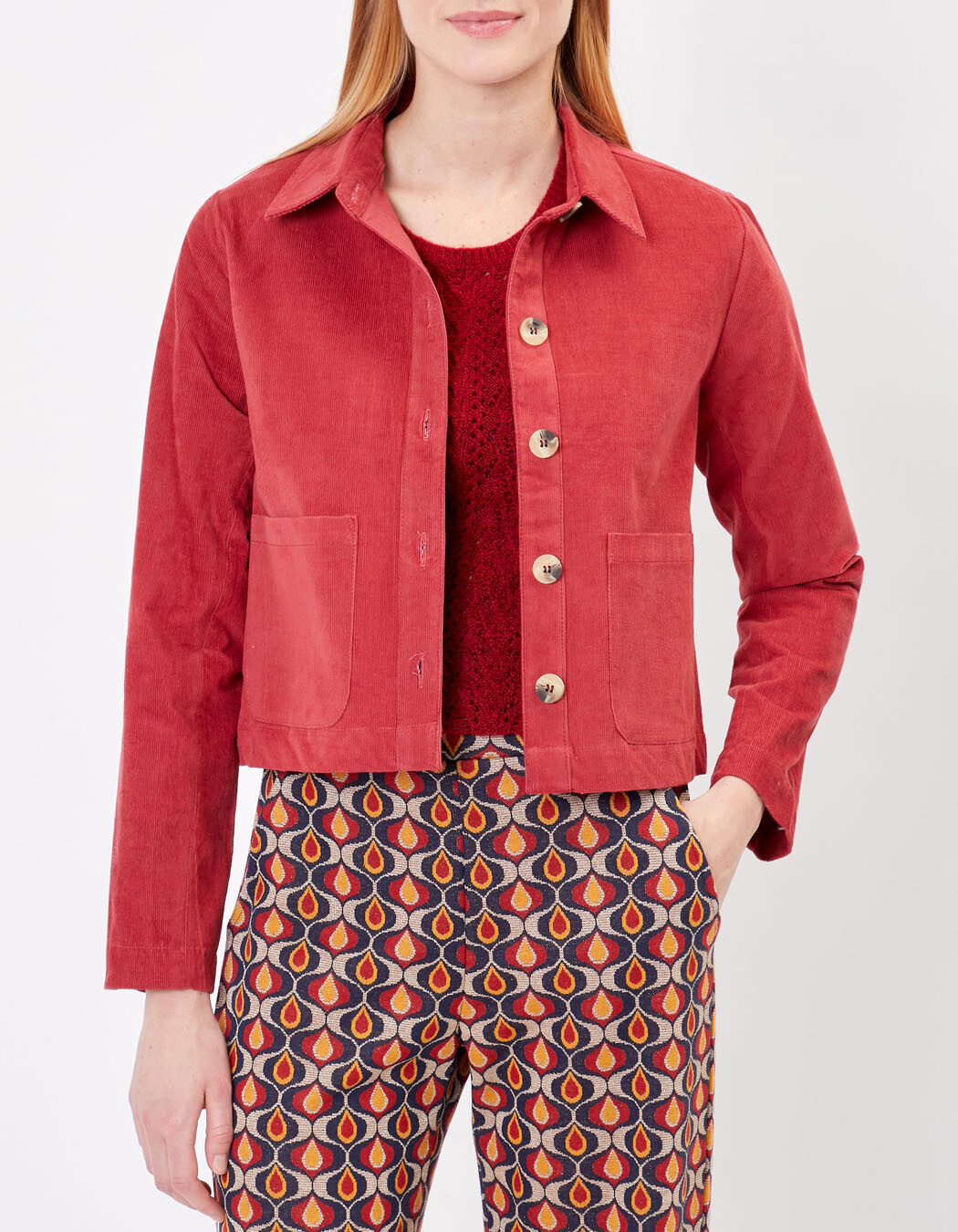 Short corduroy jacket femme Princesse Nomade