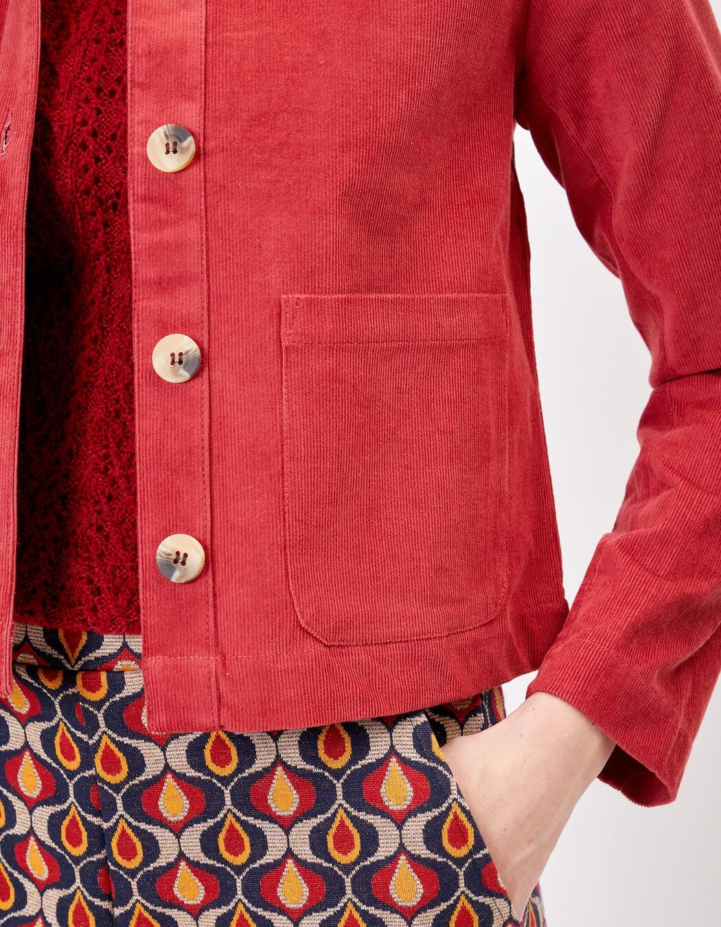 Short corduroy jacket femme Princesse Nomade