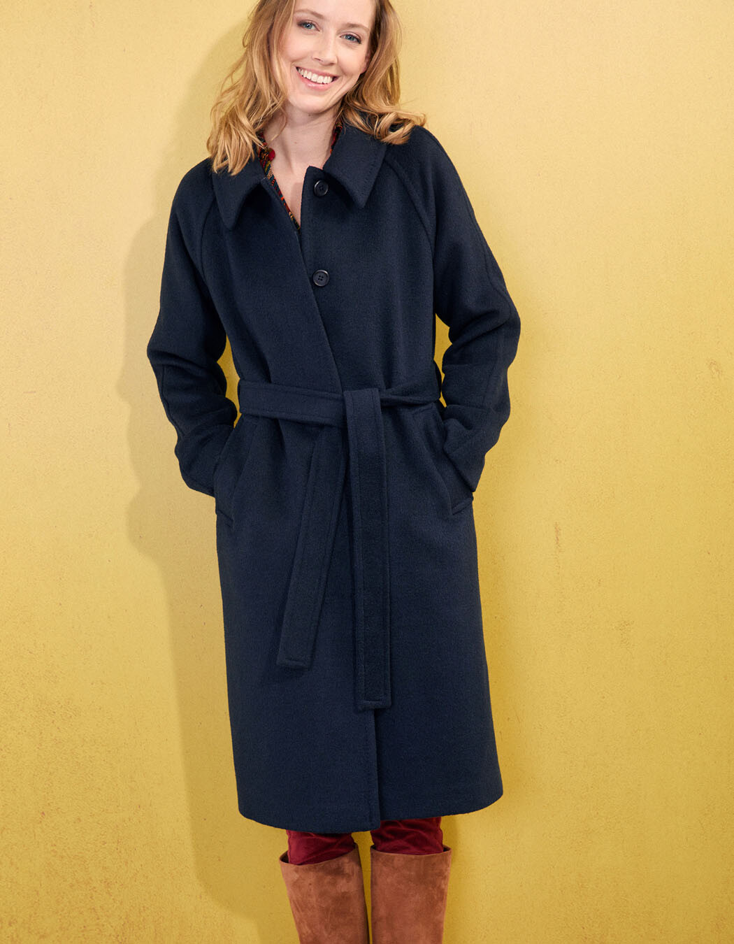 Women's long woo femme La Fiancée