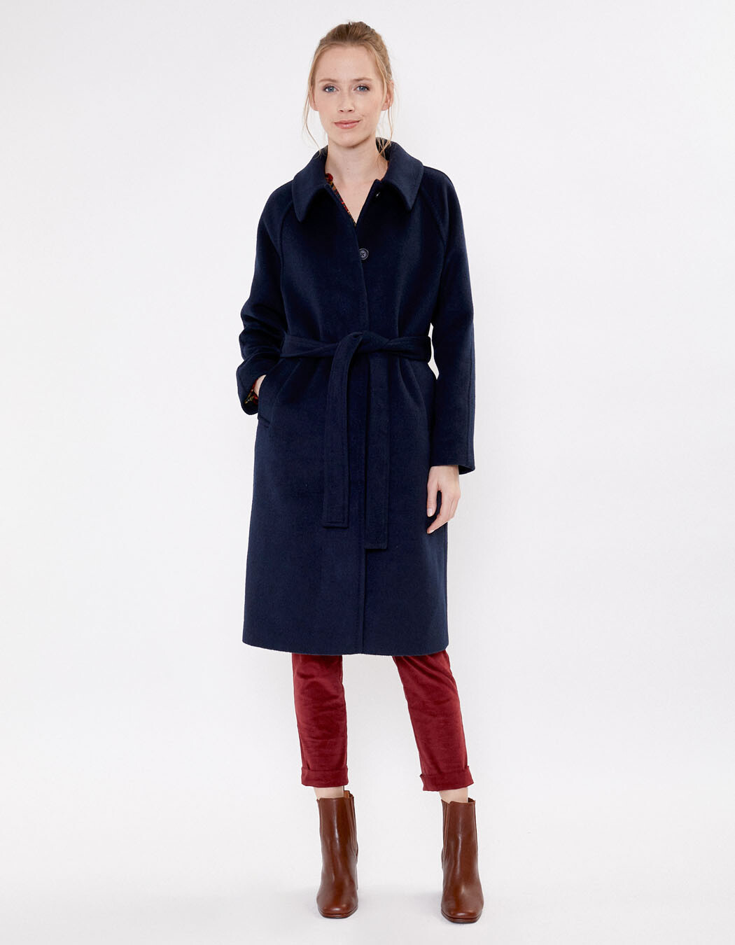 Women's long woo femme La Fiancée