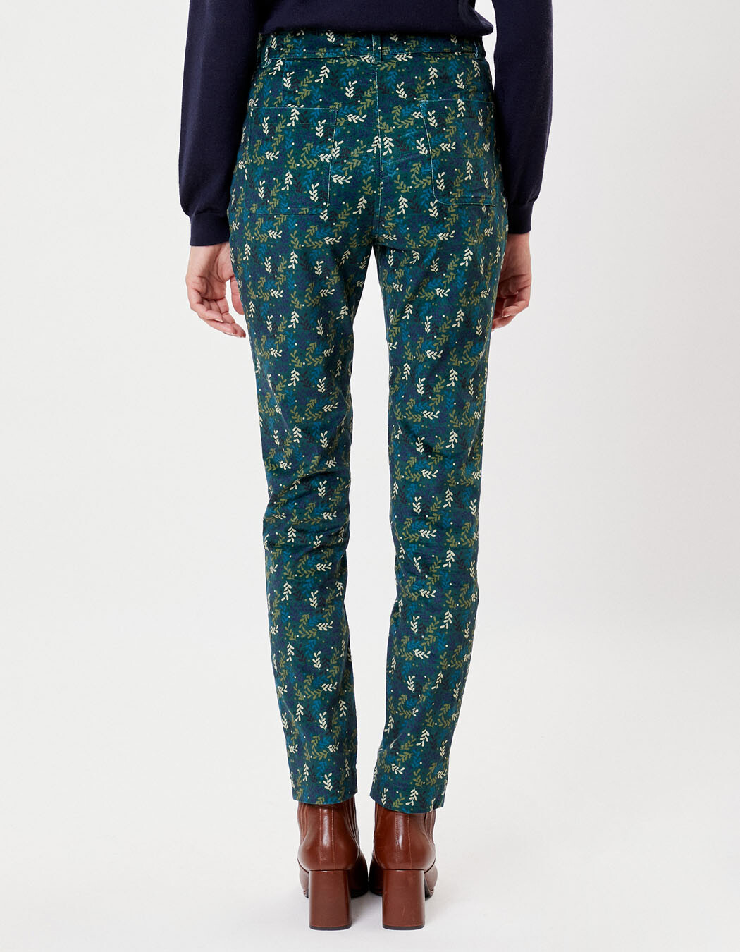 Stretch straight-leg trousers femme La Fiancée