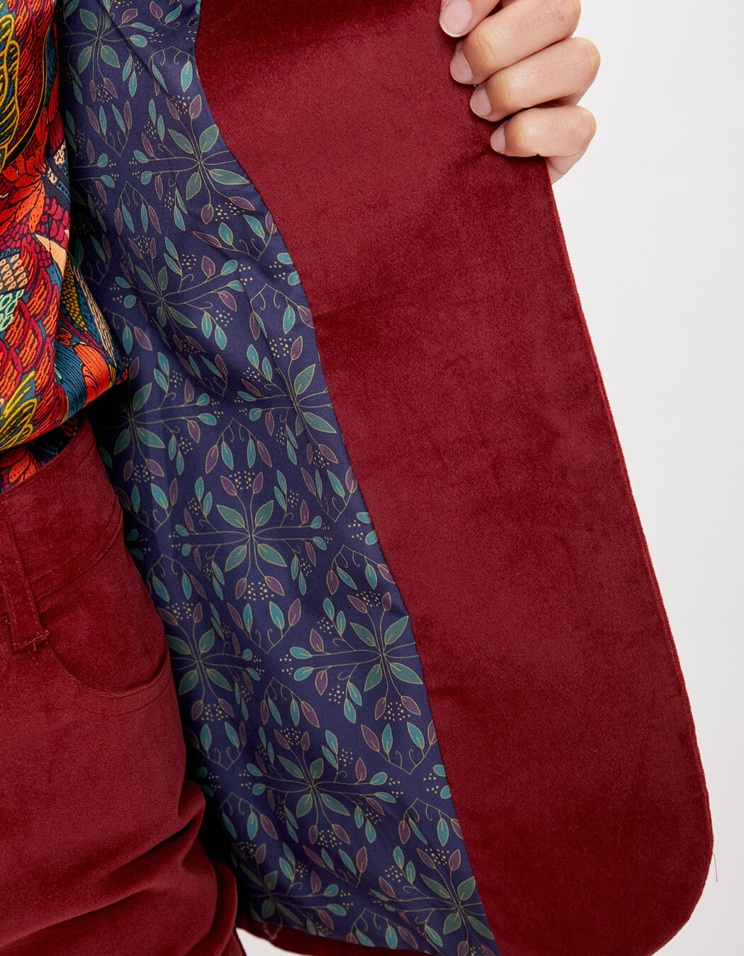 Velvet blazer jacket femme La Fiancée