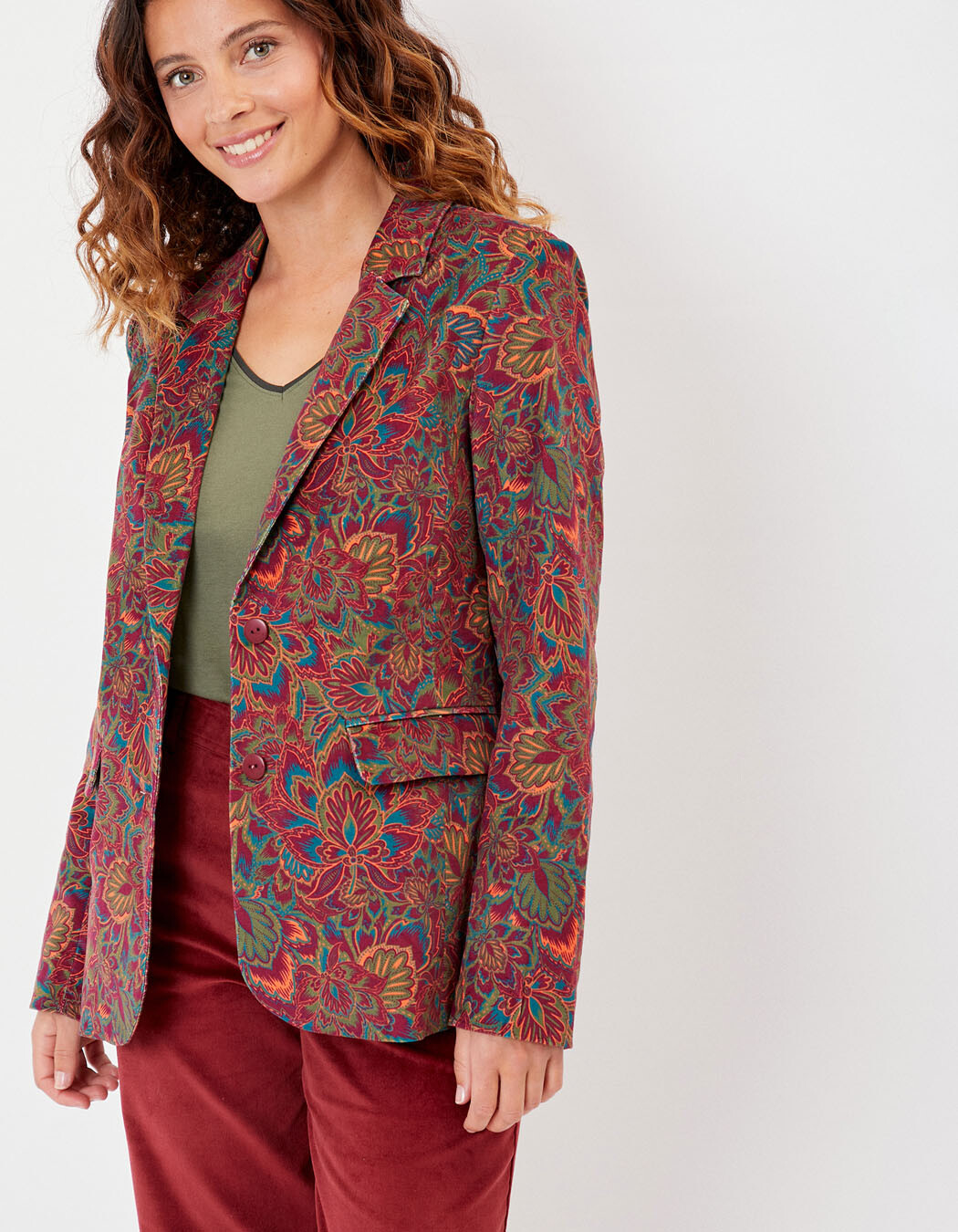 Velvet blazer jacket femme La Fiancée