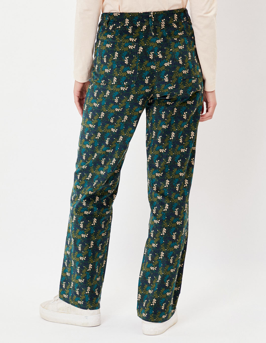 Wide-leg corduroy trousers femme La Fiancée