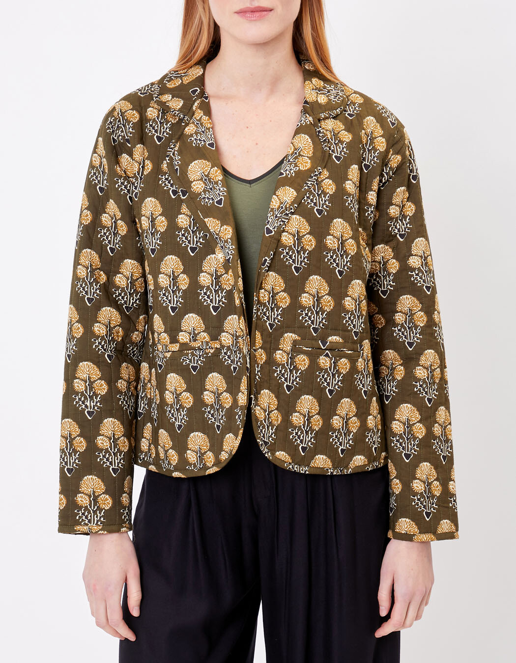 Quilted Suit Jacket femme La Fiancée