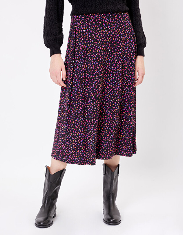 Ecovero jersey midi skirt femme Princesse Nomade