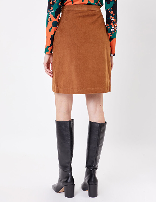 Short corduroy skirt femme Princesse Nomade
