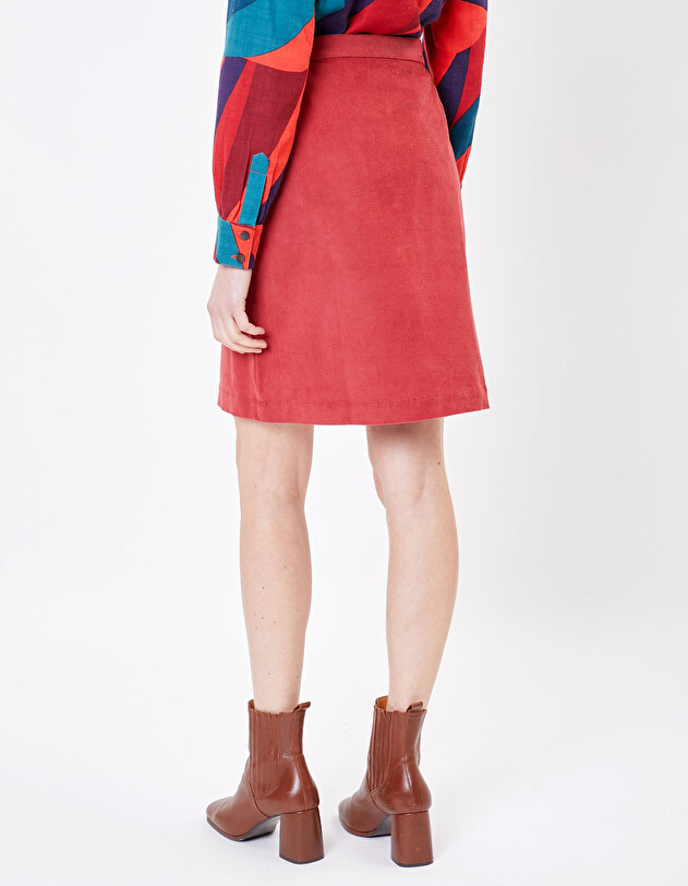 Short corduroy skirt femme Princesse Nomade
