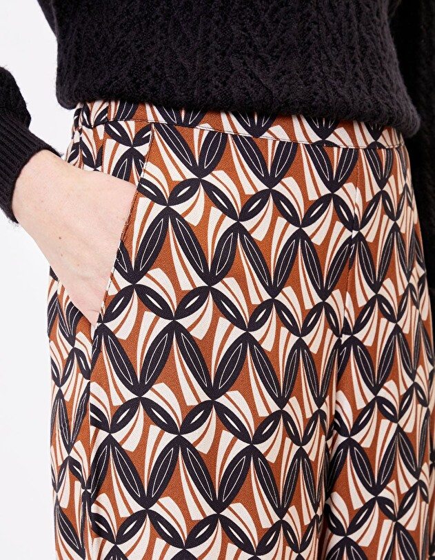 Ecovero fluid wide-leg trousers femme Princesse Nomade