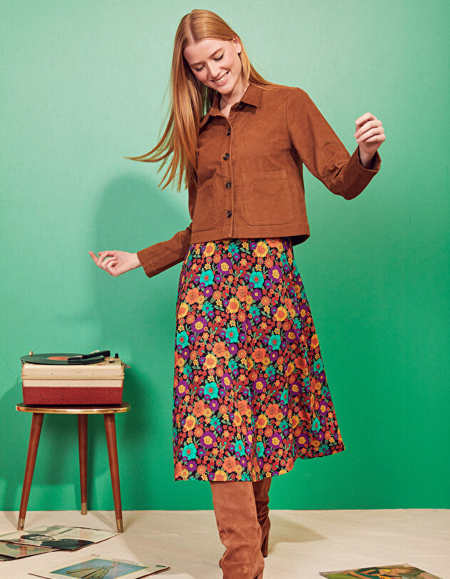 Short corduroy jacket femme Princesse Nomade