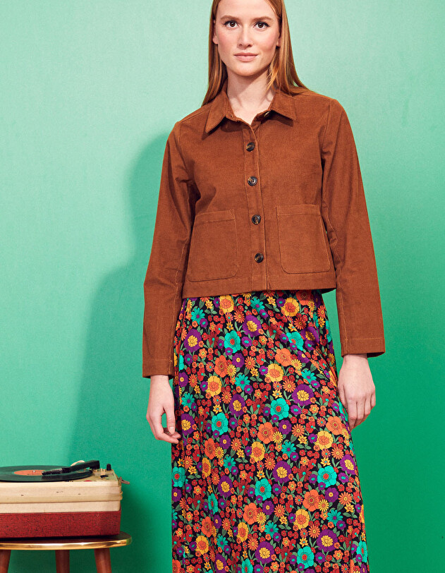 Short corduroy jacket femme Princesse Nomade