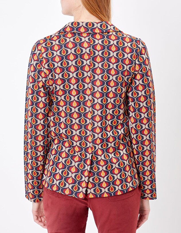 Jacquard knit suit jacket femme Princesse Nomade