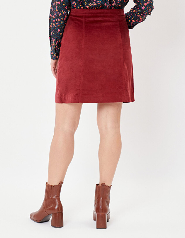 Flared cotton skirt femme La Fianc&eacute;e