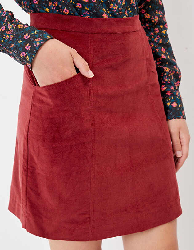 Flared cotton skirt femme La Fianc&eacute;e