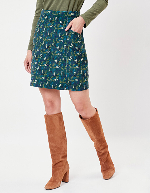 Flared cotton skirt femme La Fianc&eacute;e