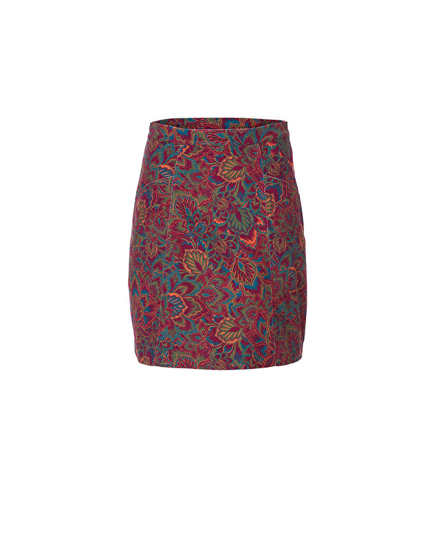Flared cotton skirt femme La Fianc&eacute;e