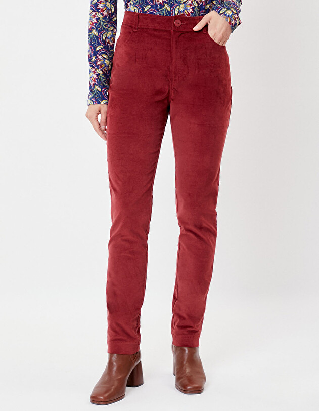 Stretch straight-leg trousers femme La Fianc&eacute;e