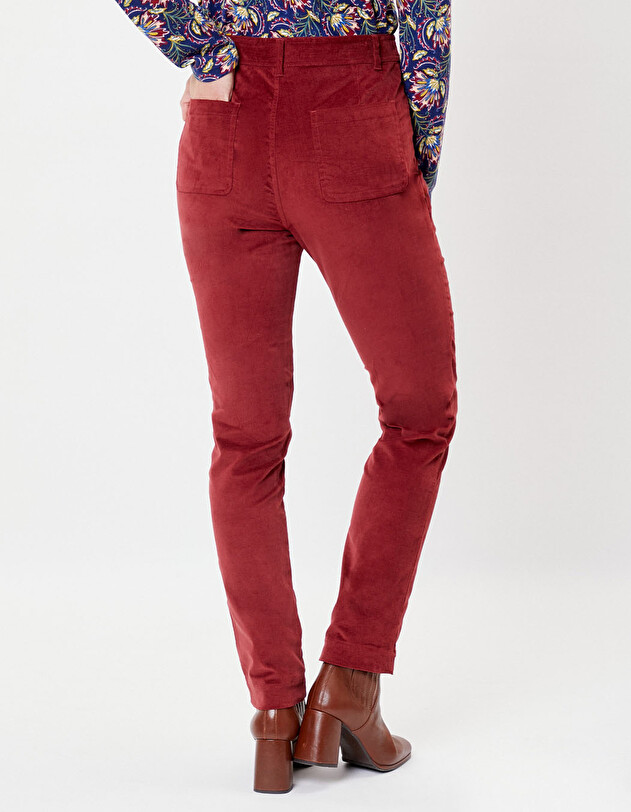 Stretch straight-leg trousers femme La Fianc&eacute;e