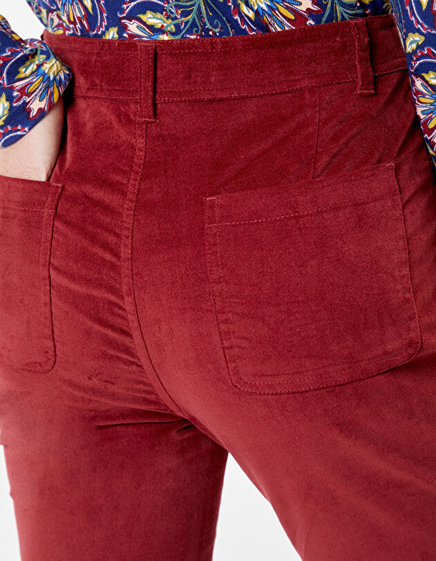 Stretch straight-leg trousers femme La Fianc&eacute;e