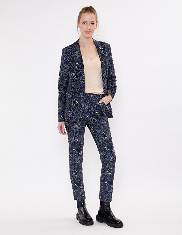 Stretch straight-leg trousers femme La Fianc&eacute;e