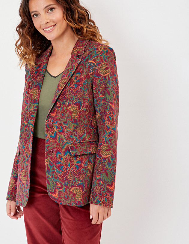 Velvet blazer jacket femme La Fianc&eacute;e