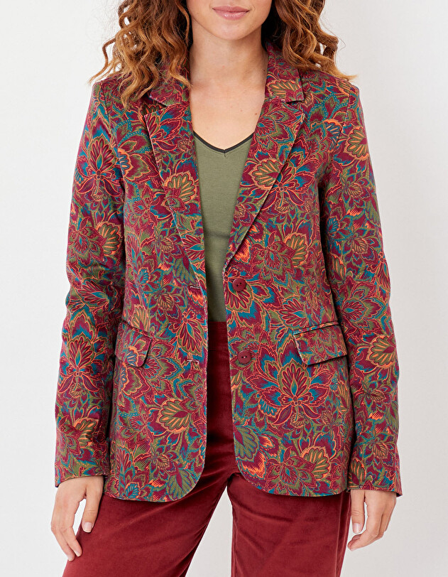 Velvet blazer jacket femme La Fianc&eacute;e