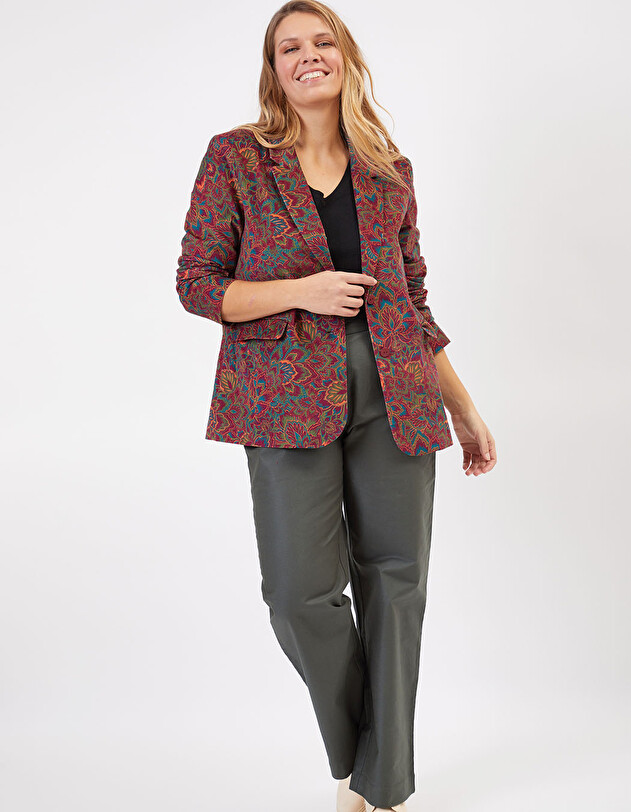 Velvet blazer jacket femme La Fianc&eacute;e