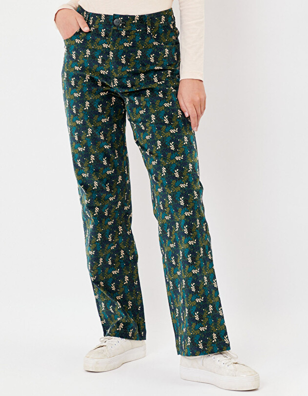 Wide-leg corduroy trousers femme La Fianc&eacute;e