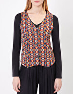 Retro knitted cardigan femme Princesse Nomade
