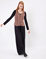 Retro knitted cardigan femme Princesse Nomade