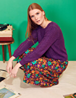 Plain knitted jumper femme Princesse Nomade
