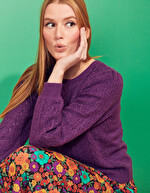 Plain knitted jumper femme Princesse Nomade