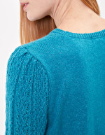 Plain knitted jumper femme Princesse Nomade