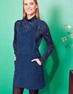 Short velvet overalls dress femme Princesse Nomade