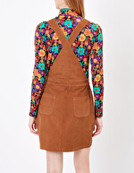 Short velvet overalls dress femme Princesse Nomade