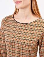 Long-sleeved jacquard knit dress femme Princesse Nomade