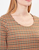 Jacquard knit straight dress with pockets femme Princesse Nomade